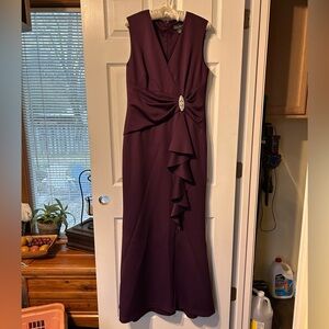 Jessica Howard Deep Purple Maxi Dress